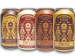 Collection of four Firefly Brew kombucha cans featuring various flavors