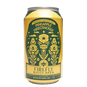Pineapple Firecracker kombucha can by Firefly Brew in Oklahoma