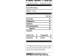Nutrition facts of Fire Cider with ingredient list and serving details.
